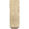 Ekena Millwork Legacy Craftsman Rough Sawn Bracket w/ Offset Brace, Douglas Fir, 6"W x 18"D x 18"H BKT0604X18X18LEC04RDF - alternate 4